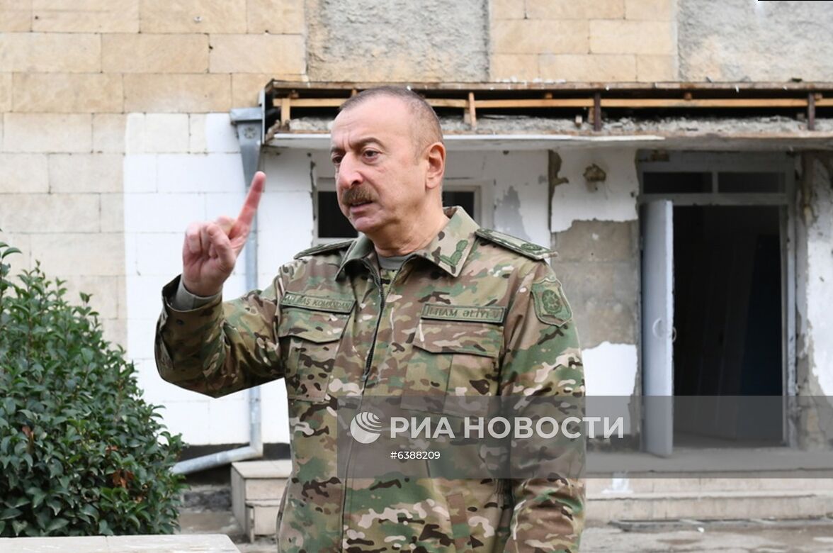 Президент Азербайджана И. Алиев посетил Физулинский и Джебраильский районы