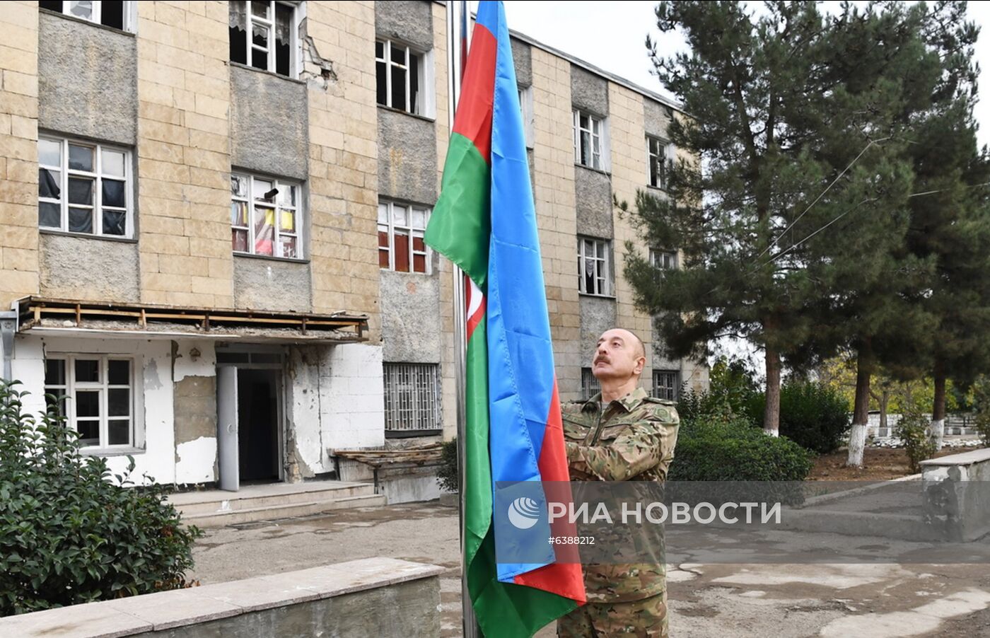 Президент Азербайджана И. Алиев посетил Физулинский и Джебраильский районы