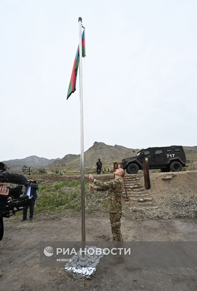 Президент Азербайджана И. Алиев посетил Физулинский и Джебраильский районы