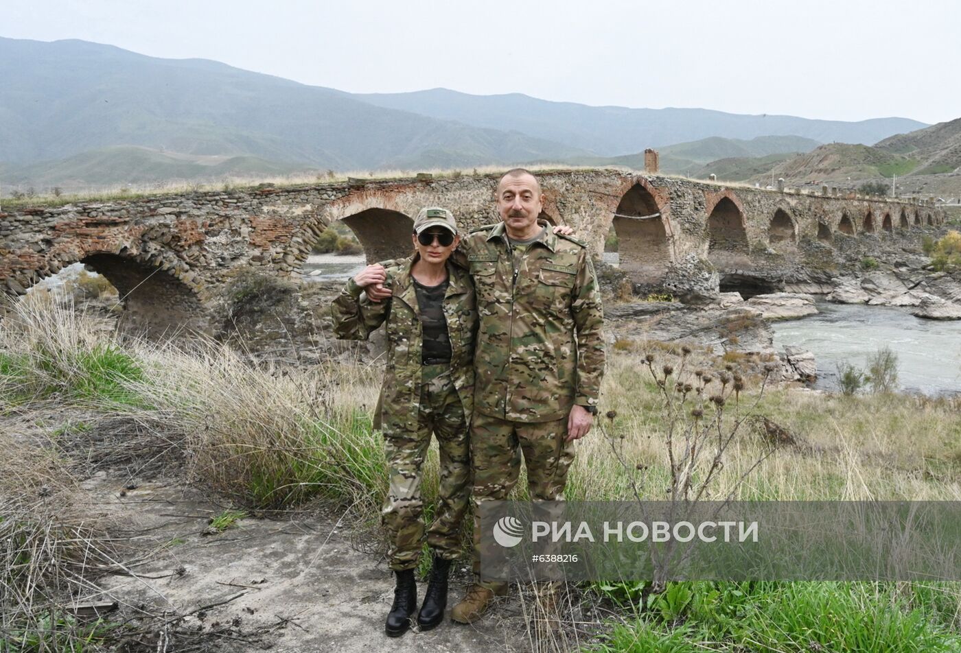 Президент Азербайджана И. Алиев посетил Физулинский и Джебраильский районы