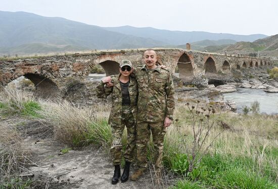 Президент Азербайджана И. Алиев посетил Физулинский и Джебраильский районы