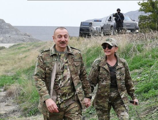 Президент Азербайджана И. Алиев посетил Физулинский и Джебраильский районы