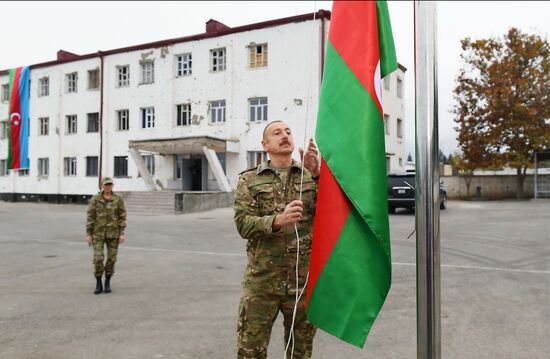 Президент Азербайджана И. Алиев посетил Физулинский и Джебраильский районы
