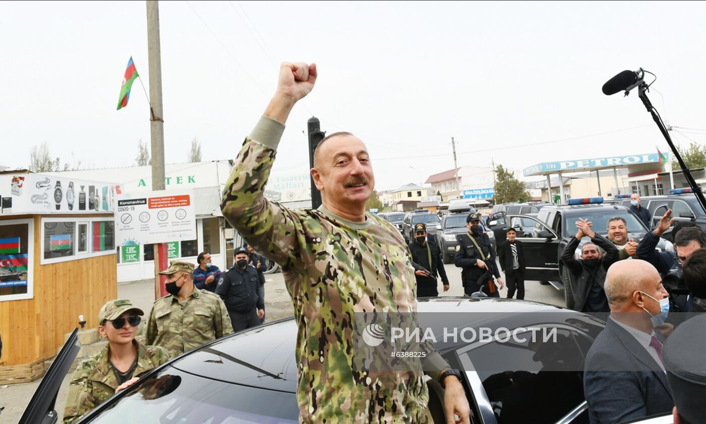 Президент Азербайджана И. Алиев посетил Физулинский и Джебраильский районы