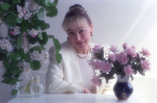 Парфюмер фабрики "Новая заря" Антонина Витковская