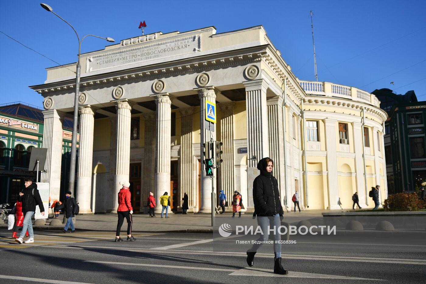 Вестибюль станции "Новослободская" Кольцевой линии метро закроют на год