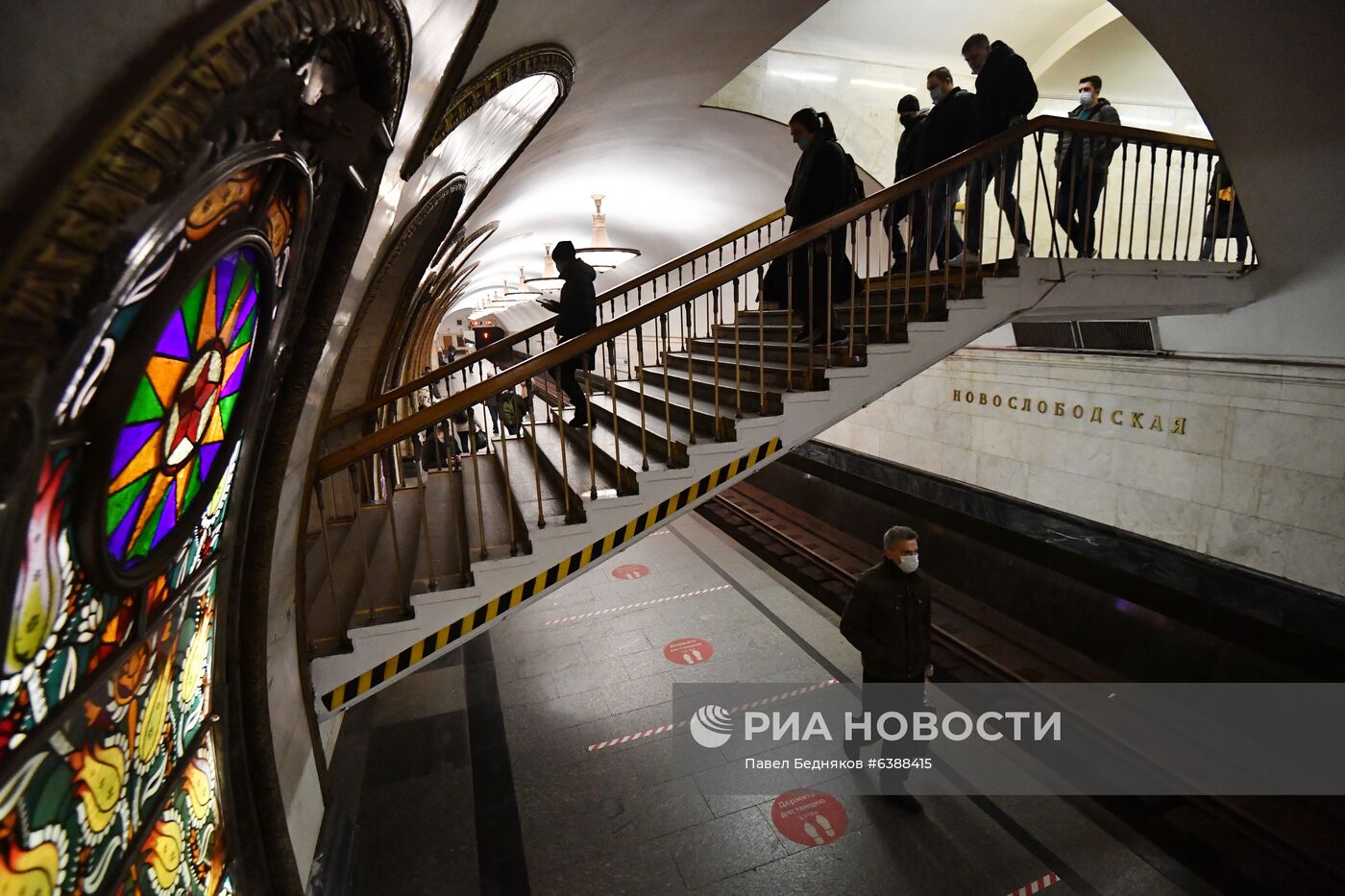 Вестибюль станции "Новослободская" Кольцевой линии метро закроют на год