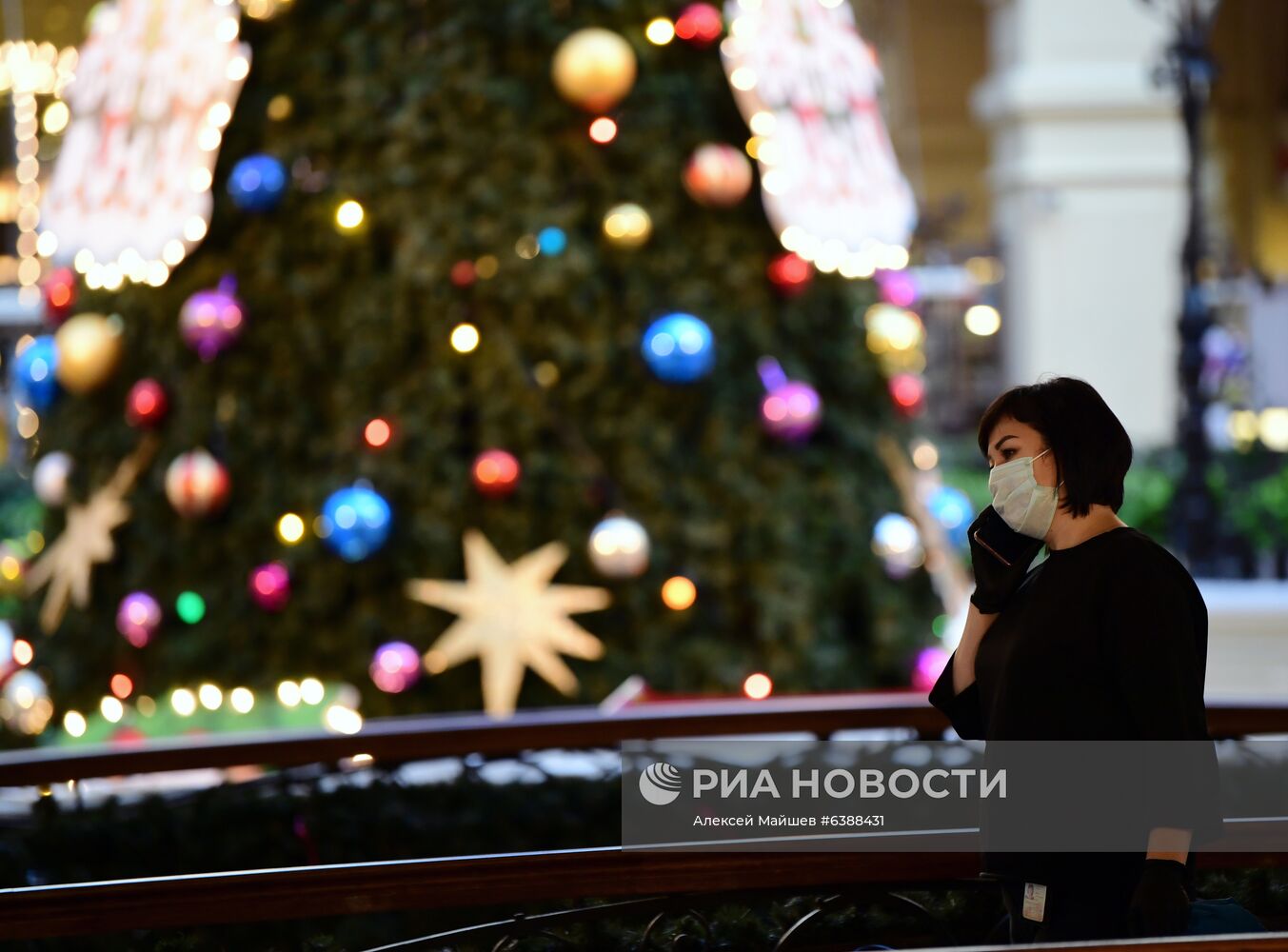 Новогоднее оформление ГУМа