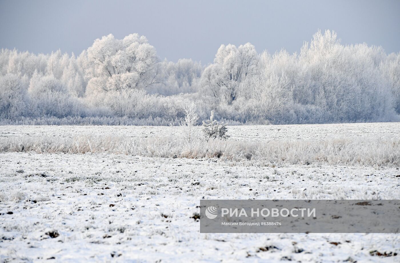 Снег в пригороде Казани