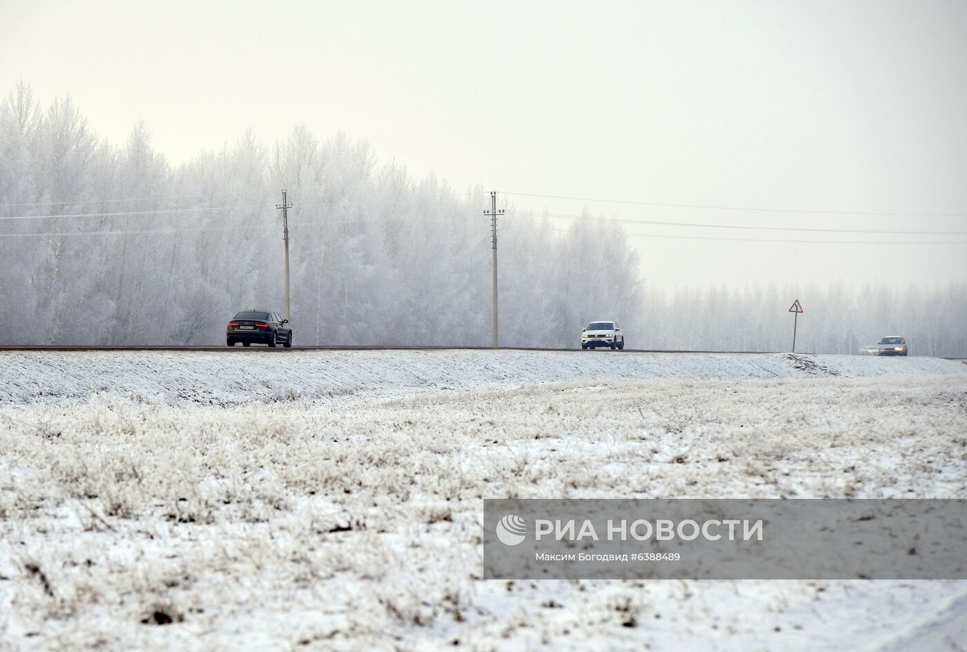 Снег в пригороде Казани