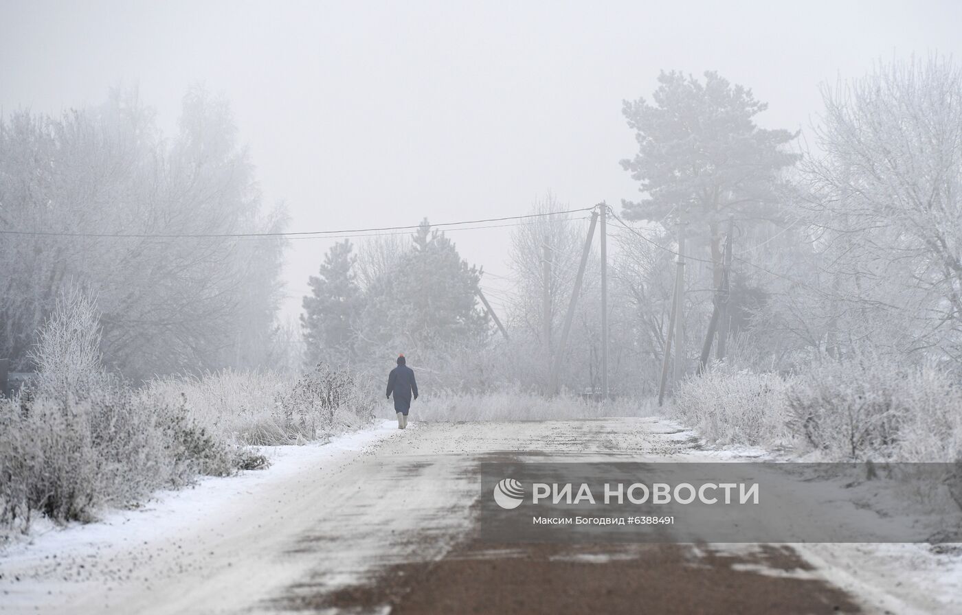 Снег в пригороде Казани