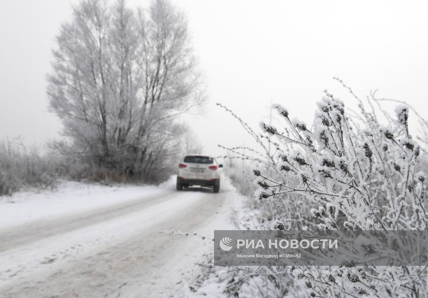 Снег в пригороде Казани