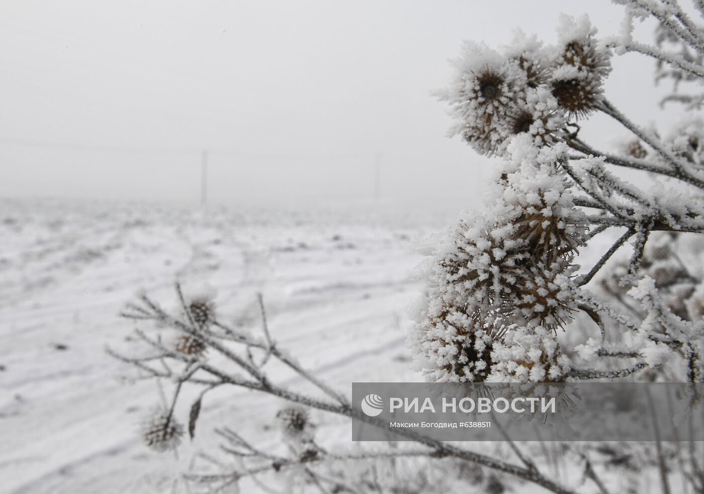 Снег в пригороде Казани