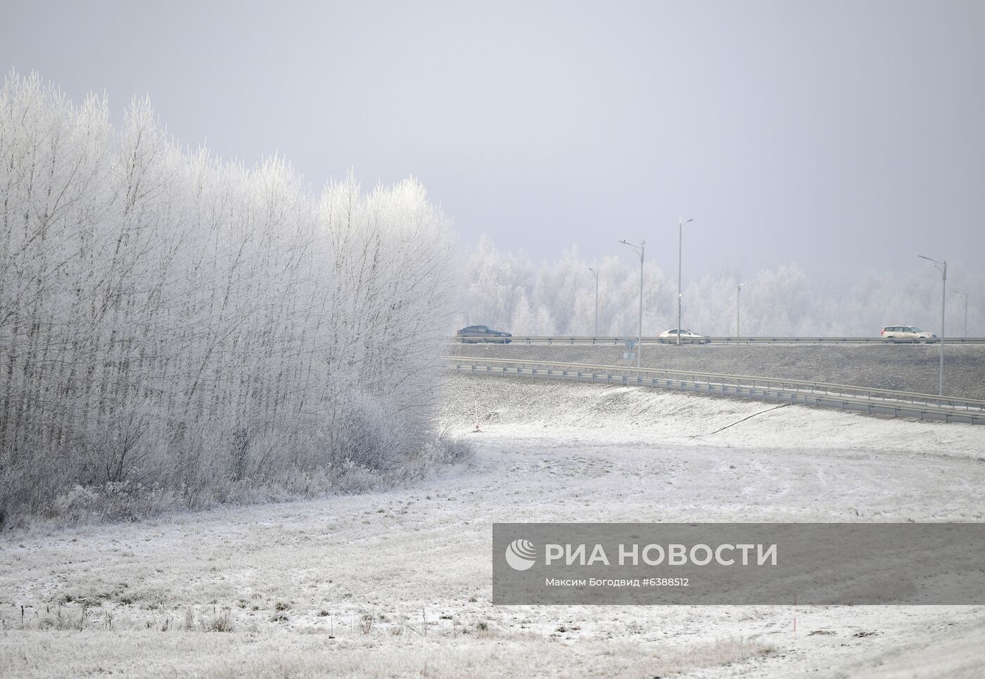 Снег в пригороде Казани