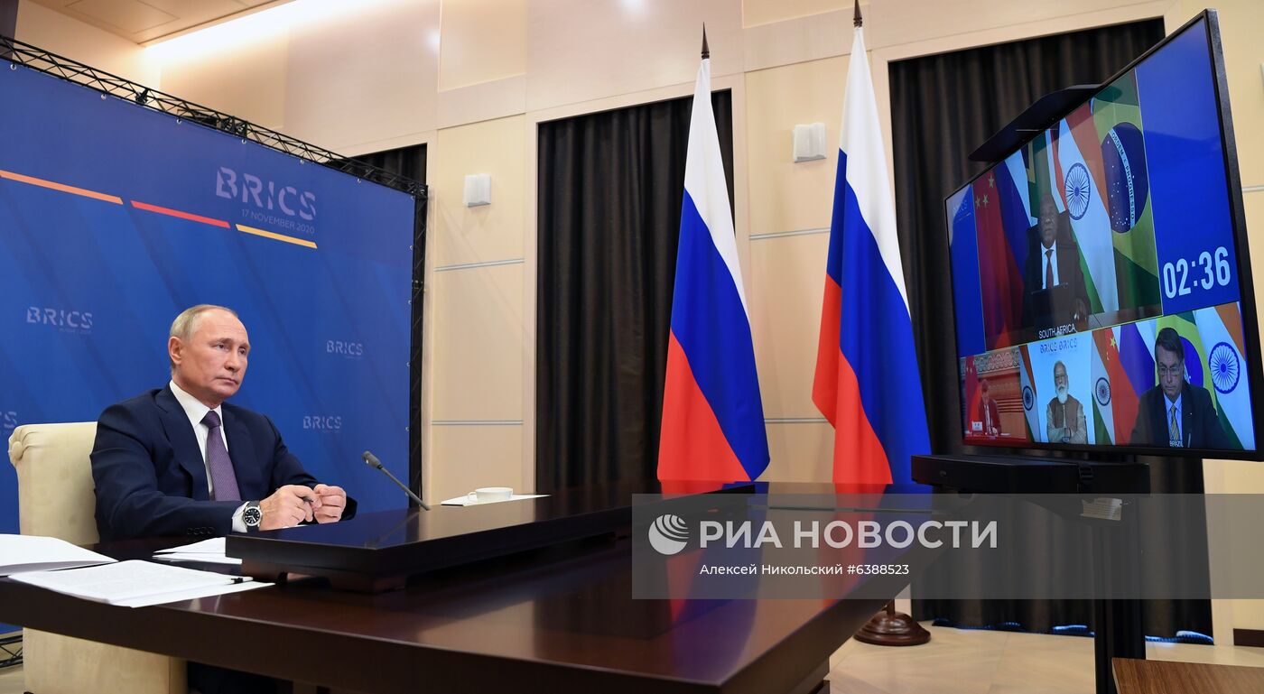 Президент РФ В. Путин принял участие в работе XII саммита БРИКС
