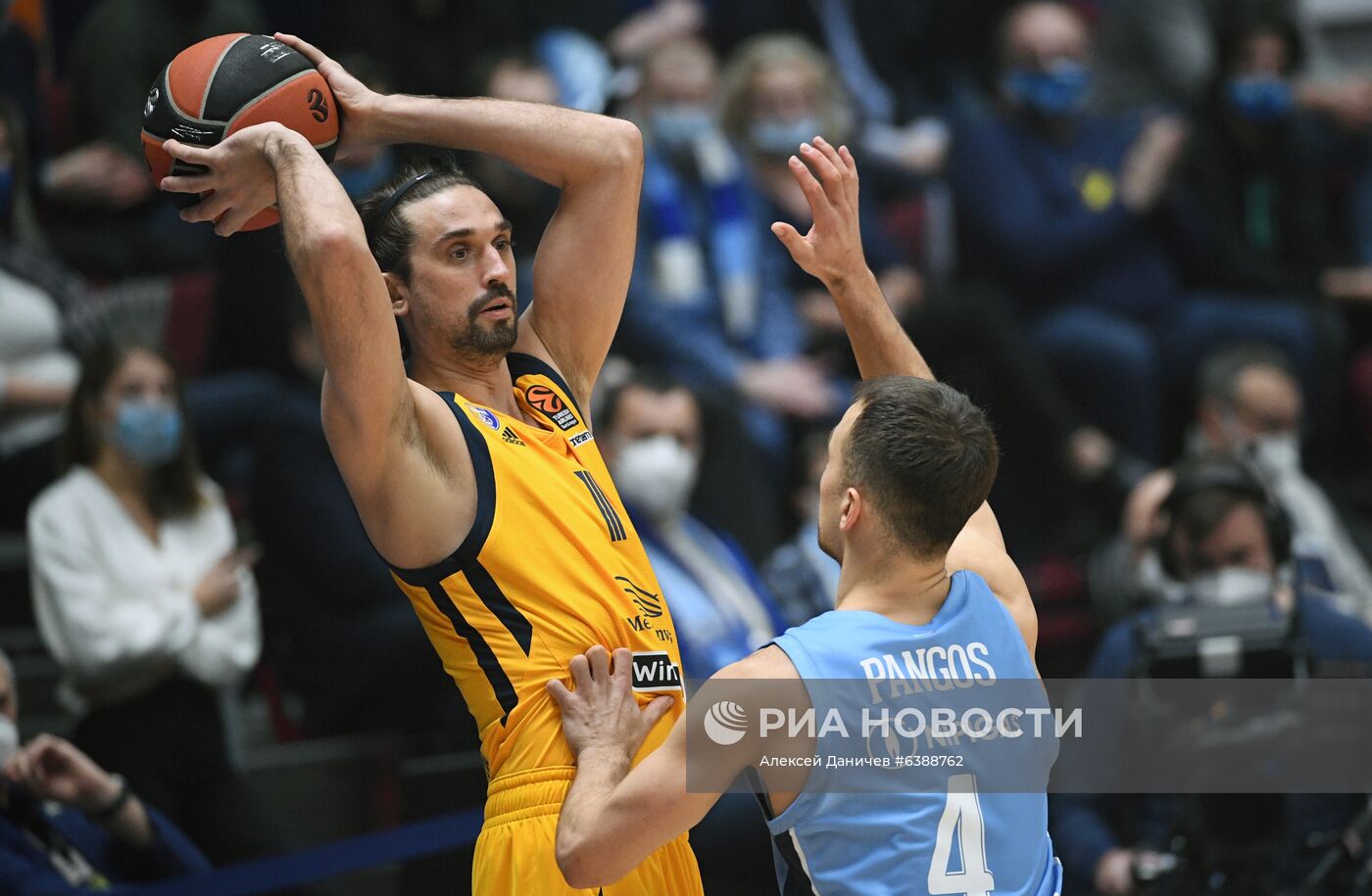Баскетбол. Евролига. Матч "Зенит" - "Химки"