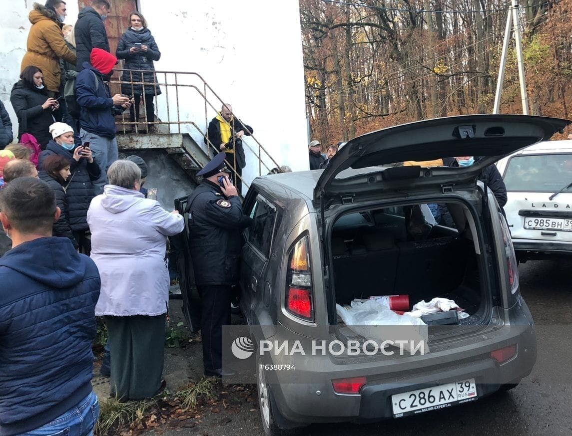 ДТП в поселке Холмогоровка в Калининградской области