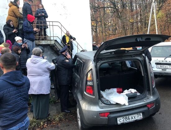 ДТП в поселке Холмогоровка в Калининградской области