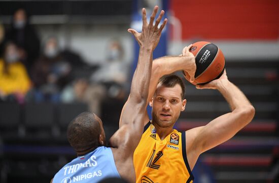 Баскетбол. Евролига. Матч "Зенит" - "Химки"