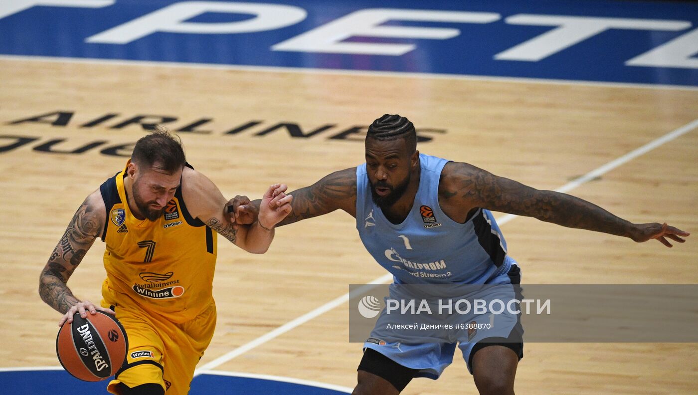 Баскетбол. Евролига. Матч "Зенит" - "Химки"