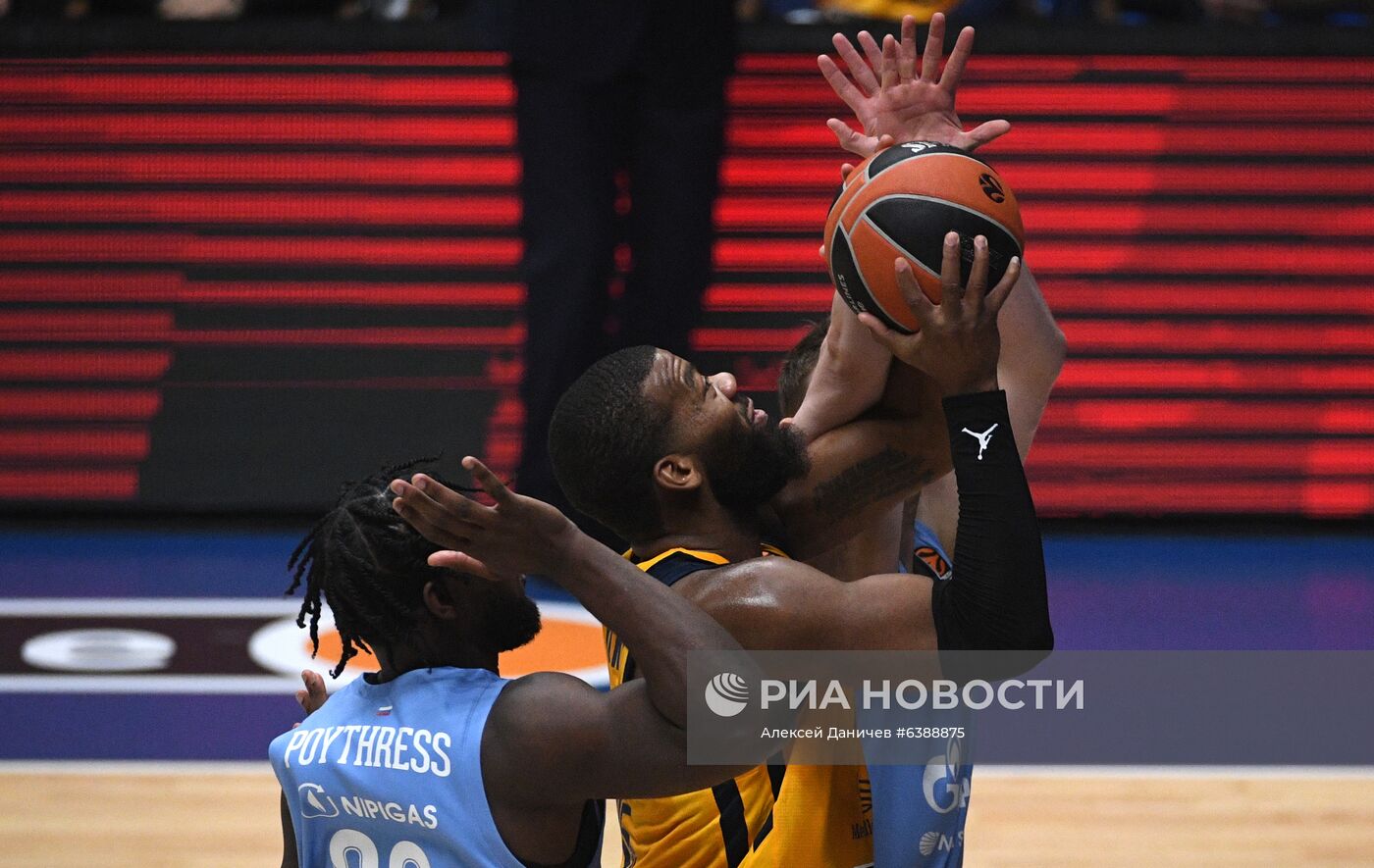 Баскетбол. Евролига. Матч "Зенит" - "Химки"