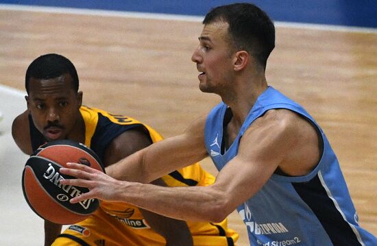 Баскетбол. Евролига. Матч "Зенит" - "Химки"