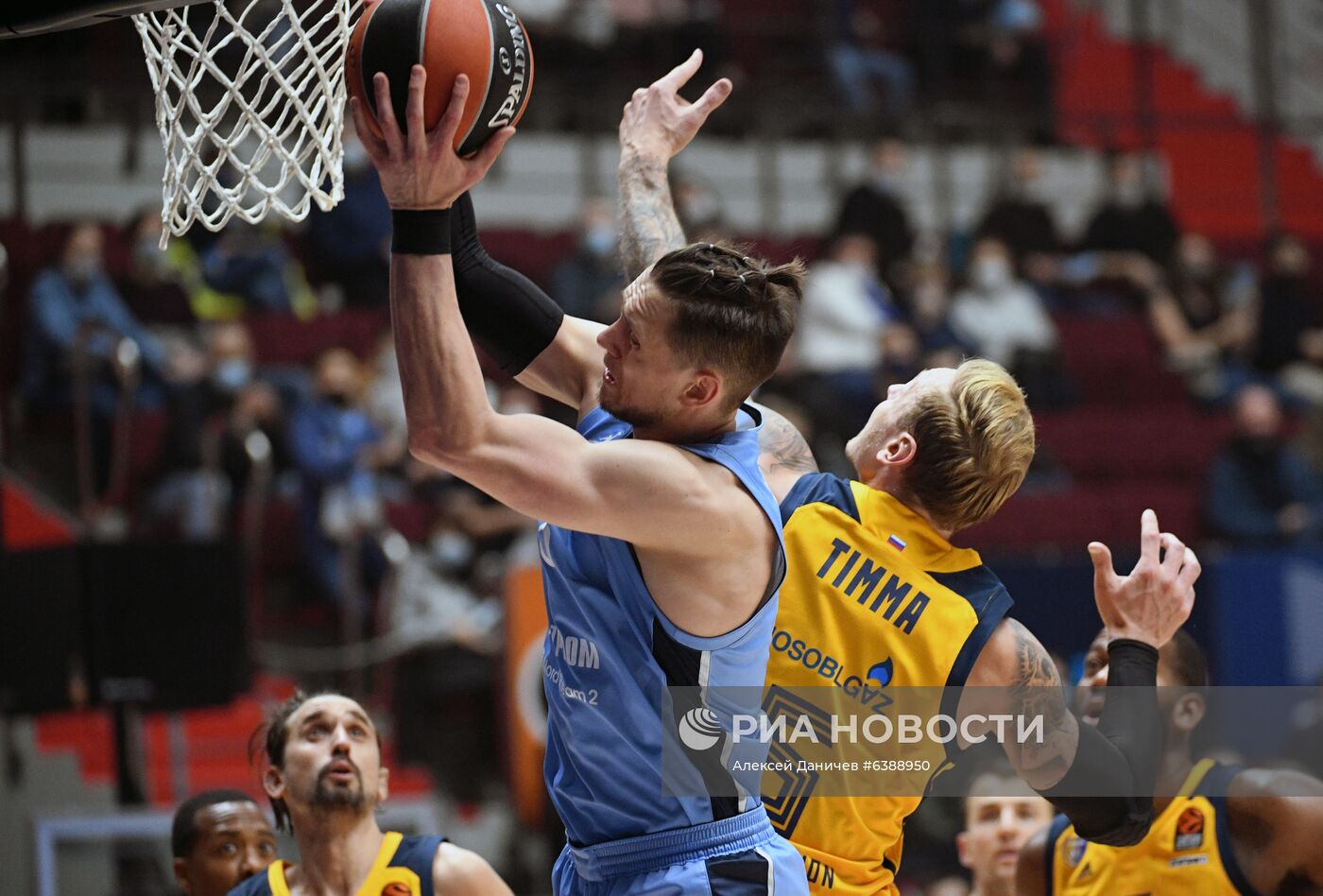 Баскетбол. Евролига. Матч "Зенит" - "Химки"