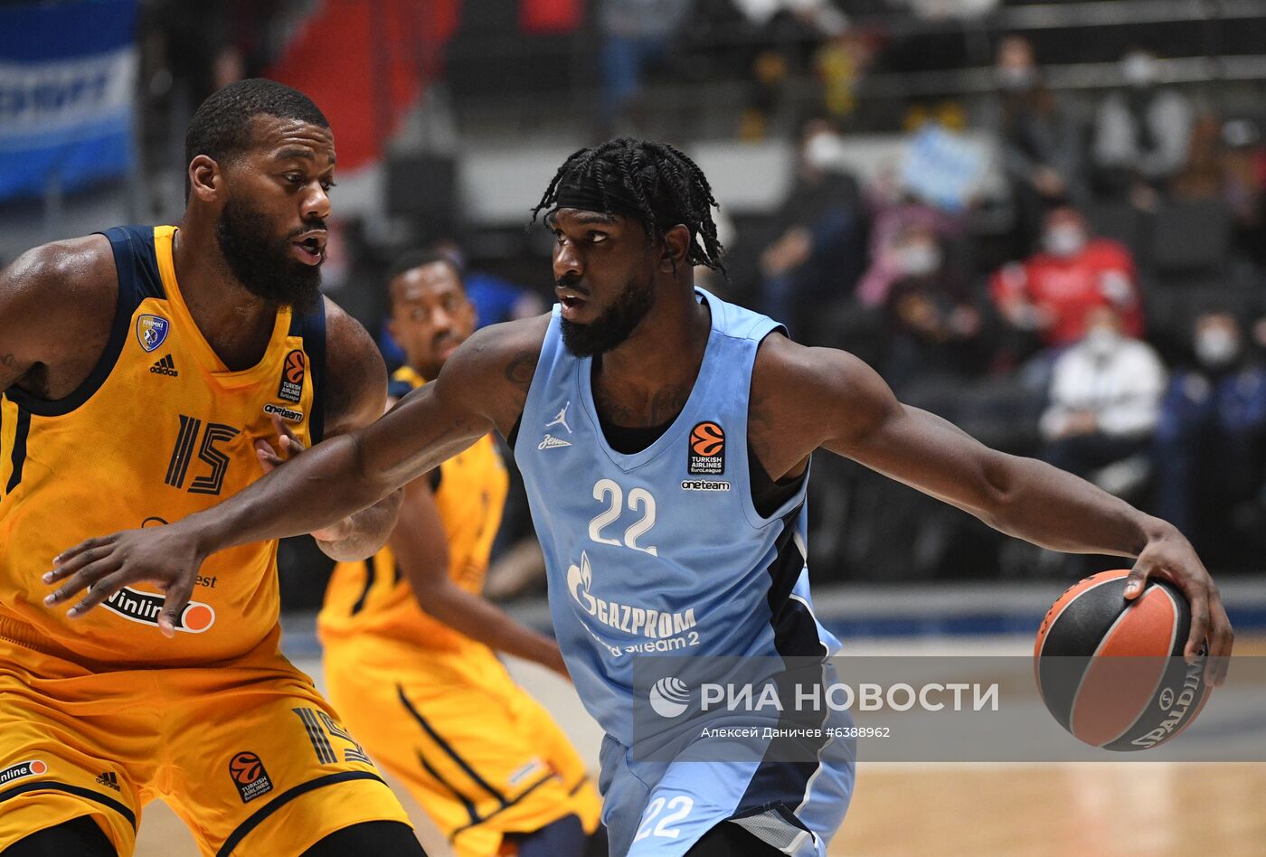 Баскетбол. Евролига. Матч "Зенит" - "Химки"