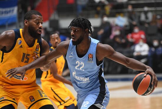 Баскетбол. Евролига. Матч "Зенит" - "Химки"