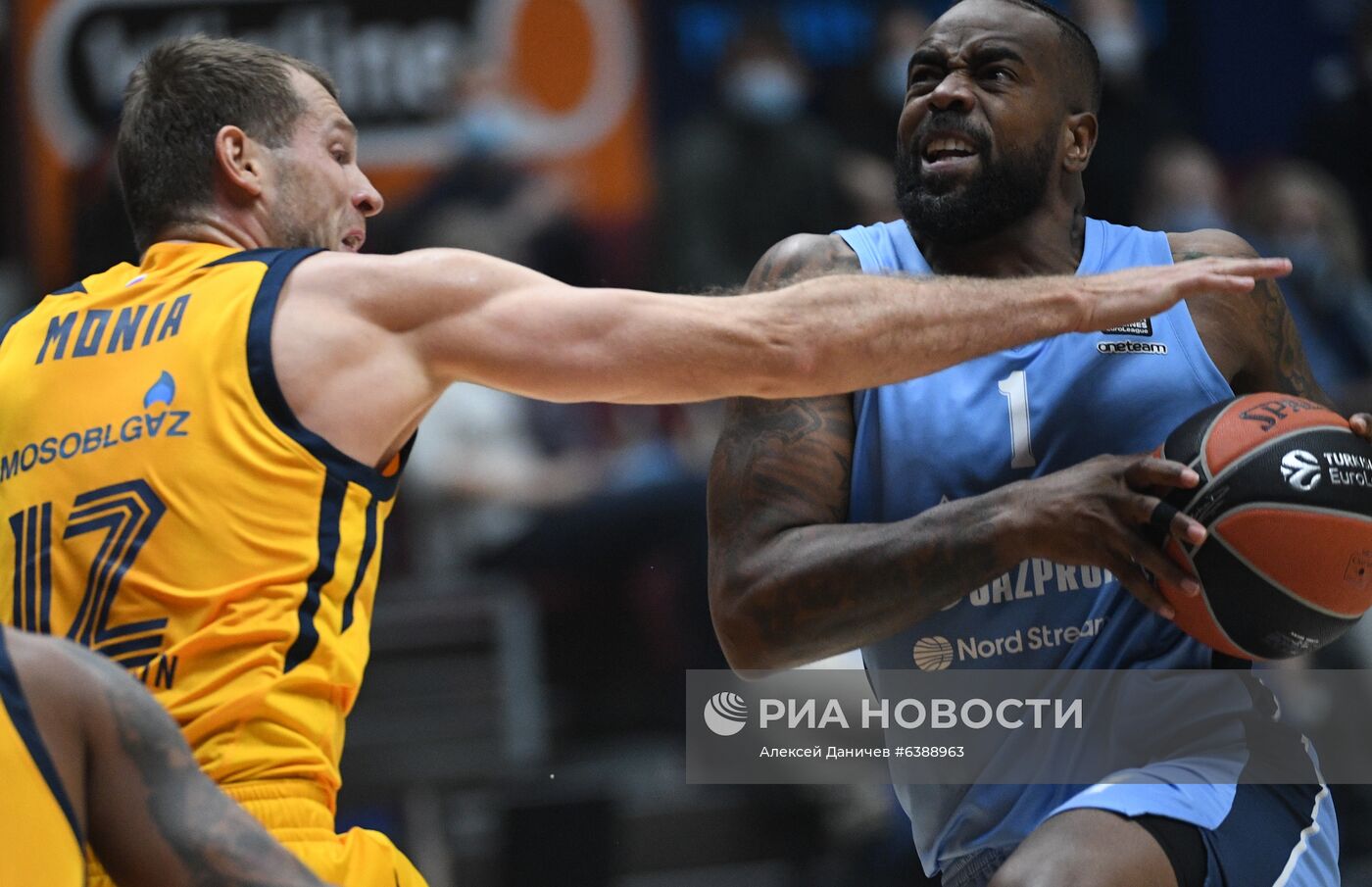 Баскетбол. Евролига. Матч "Зенит" - "Химки"