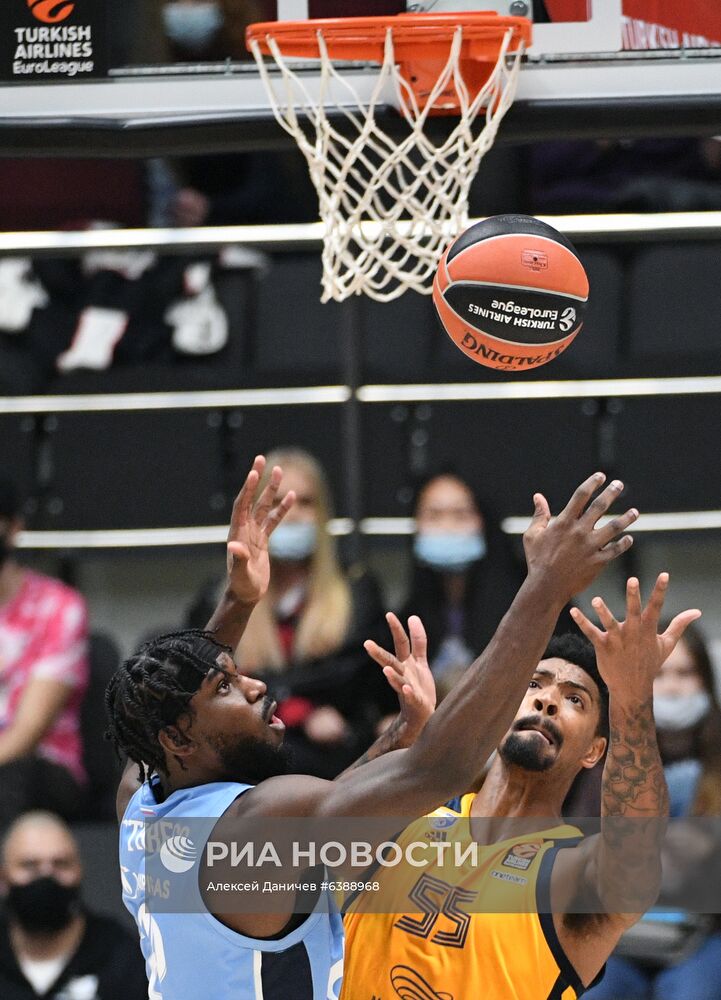 Баскетбол. Евролига. Матч "Зенит" - "Химки"