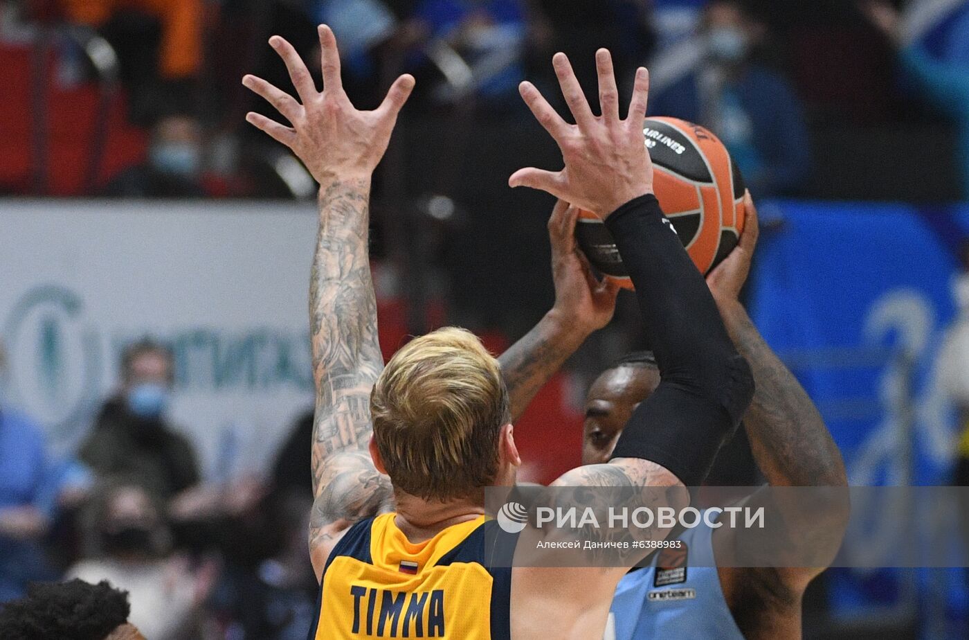 Баскетбол. Евролига. Матч "Зенит" - "Химки"