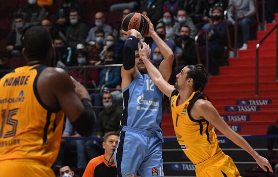 Баскетбол. Евролига. Матч "Зенит" - "Химки"