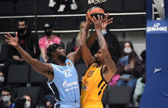 Баскетбол. Евролига. Матч "Зенит" - "Химки"