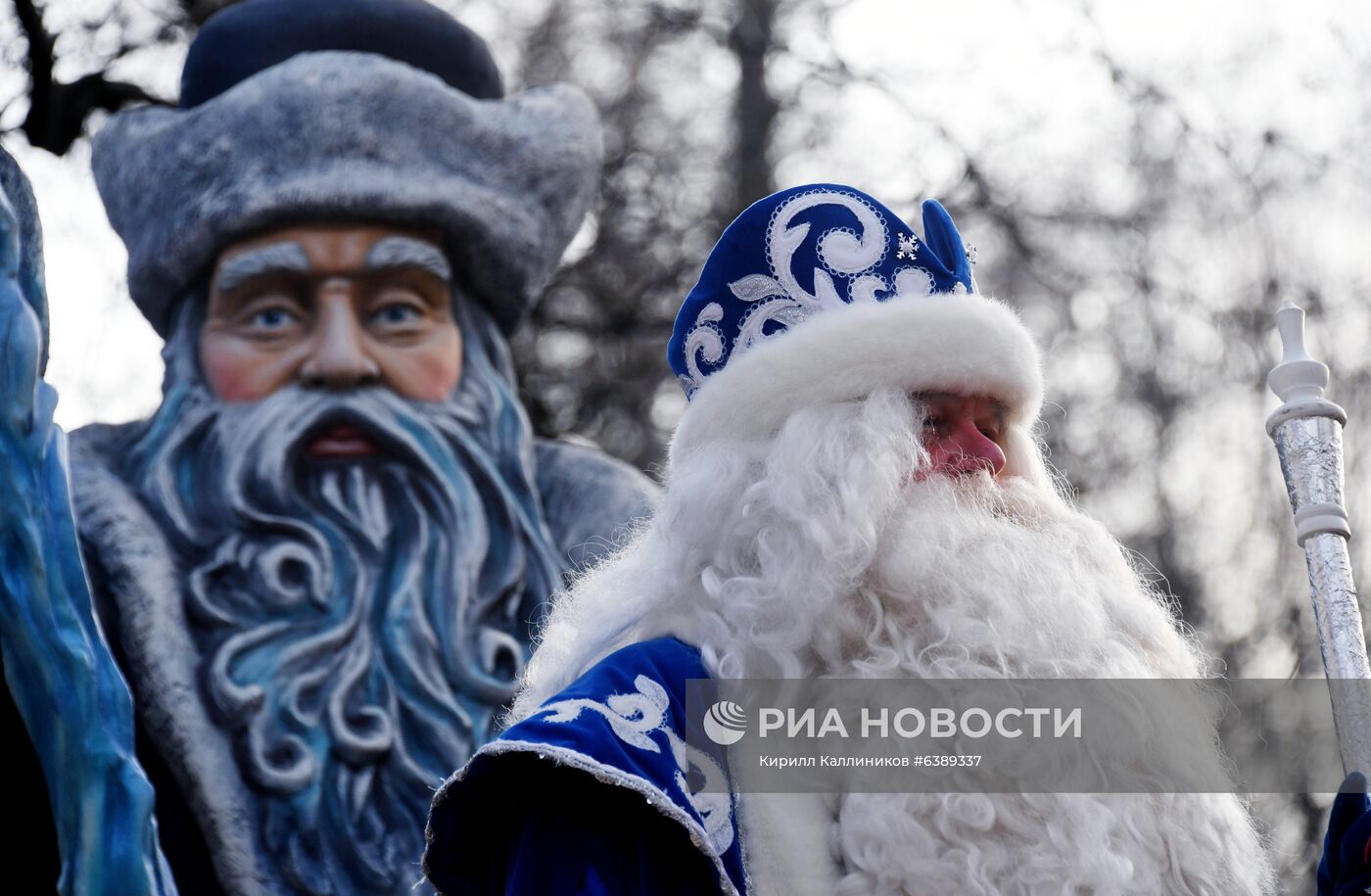 Открытие "Тропы сказок" в усадьбе Деда Мороза  