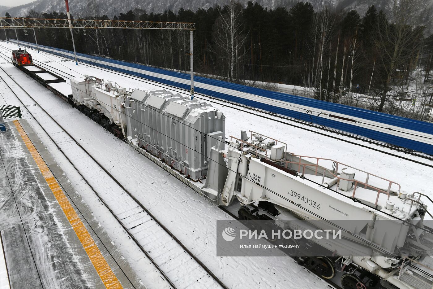 Доставка трансформаторов для Красноярской ГЭС из Екатеринбурга в Дивногорск