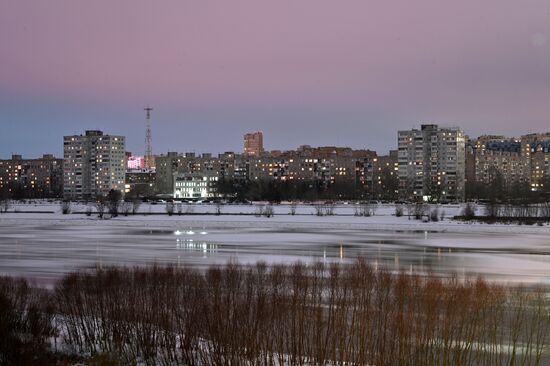 Морозы в Омске