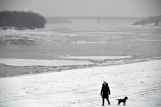 Морозы в Омске