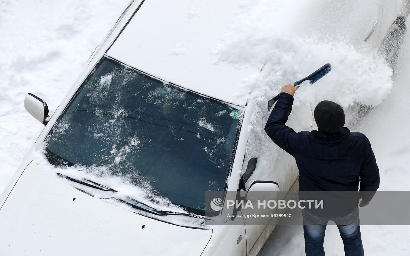 Снег в Новосибирске