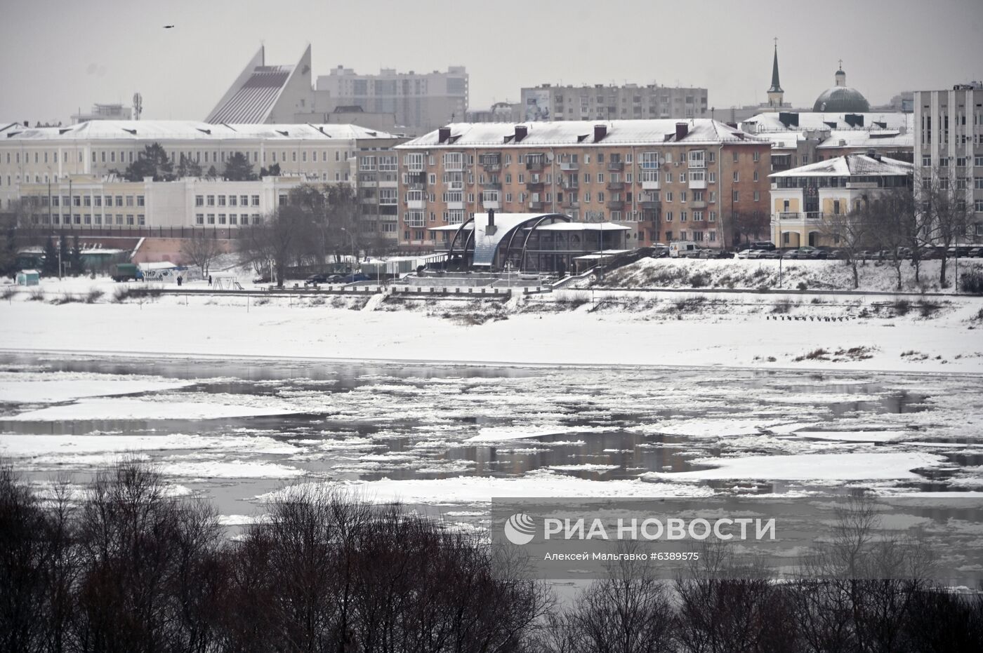 Морозы в Омске