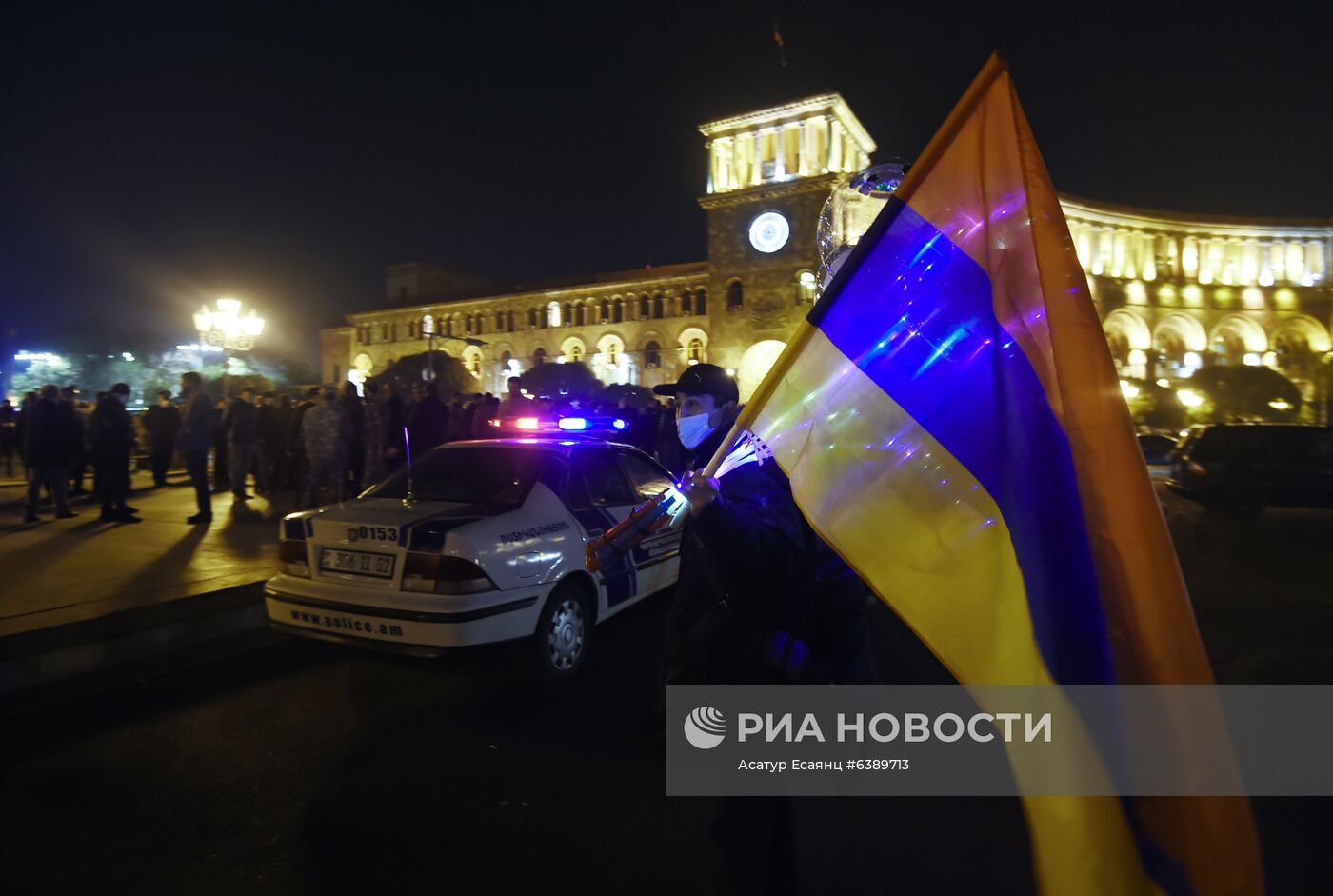Митинг сторонников Н. Пашиняна в Ереване