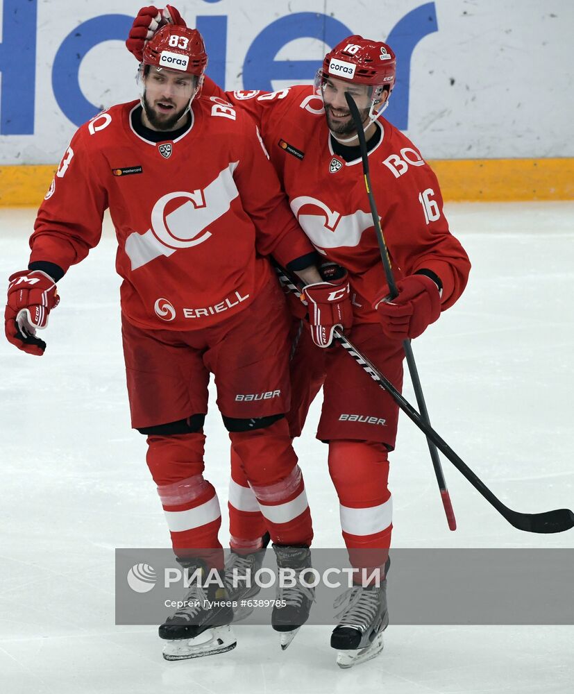 Хоккей. КХЛ. Матч "Спартак" - "Северсталь"