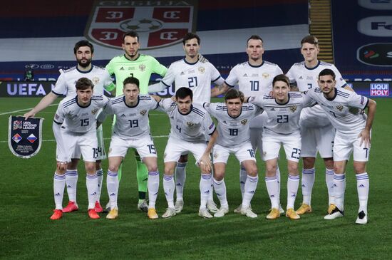 Футбол. Лига наций. Матч Сербия – Россия