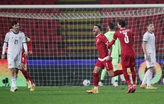 Футбол. Лига наций. Матч Сербия – Россия