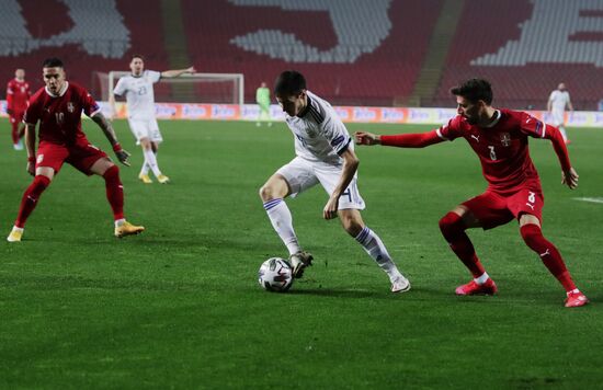 Футбол. Лига наций. Матч Сербия – Россия