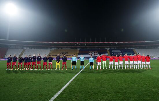 Футбол. Лига наций. Матч Сербия – Россия