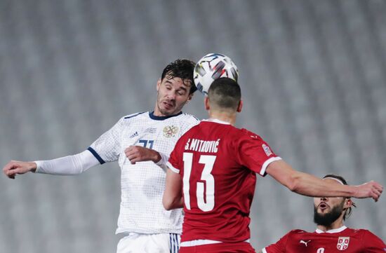 Футбол. Лига наций. Матч Сербия – Россия