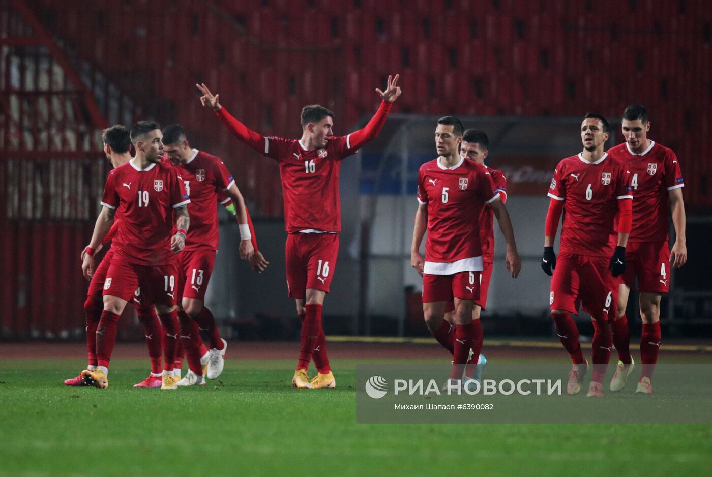 Футбол. Лига наций. Матч Сербия – Россия