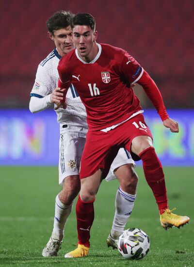 Футбол. Лига наций. Матч Сербия – Россия