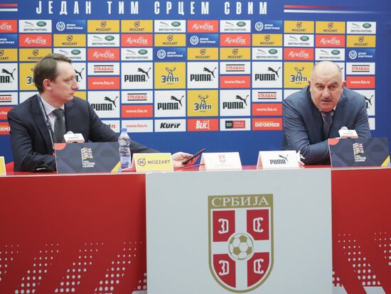 Футбол. Лига наций. Матч Сербия – Россия